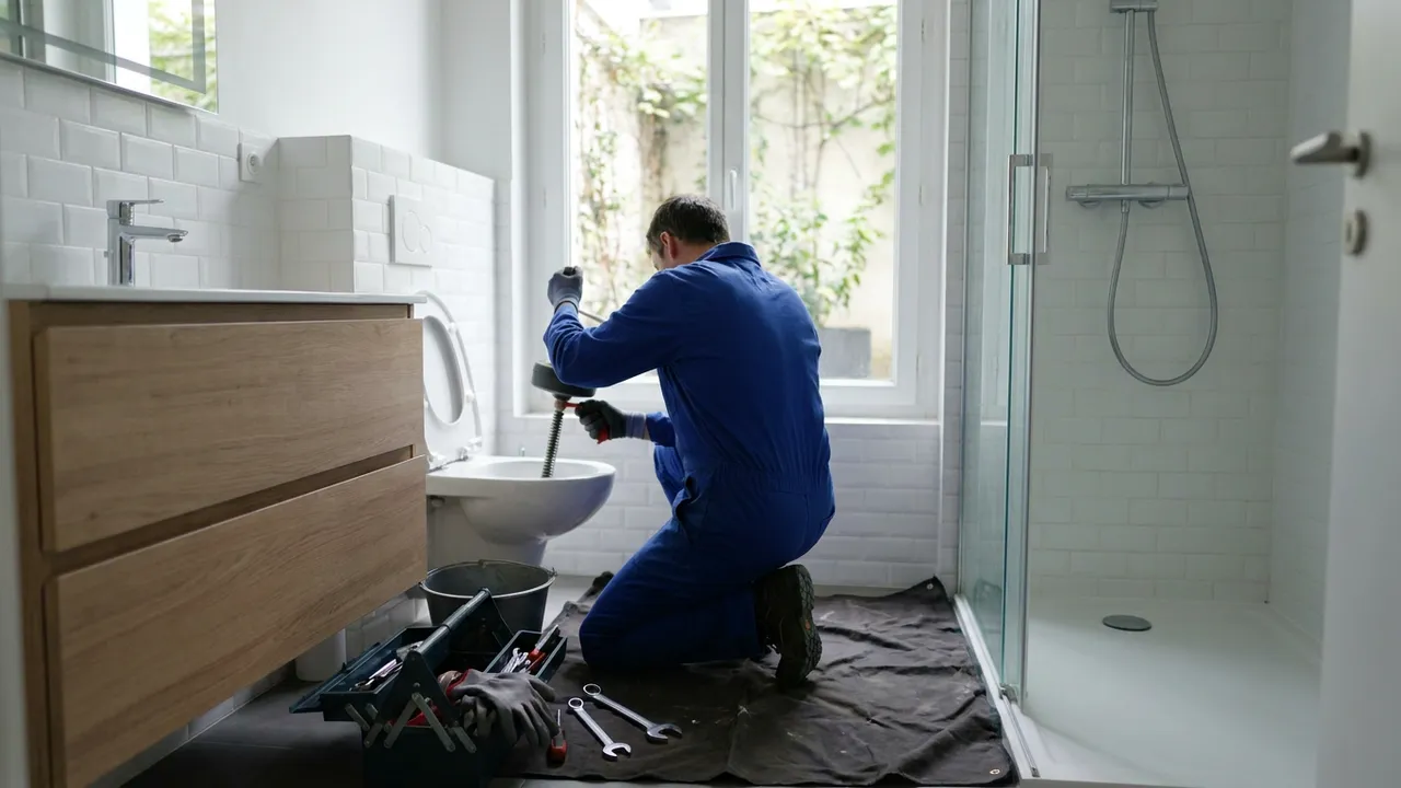 Intervention au furet sur des toilettes bouchées dans une maison du Raincy